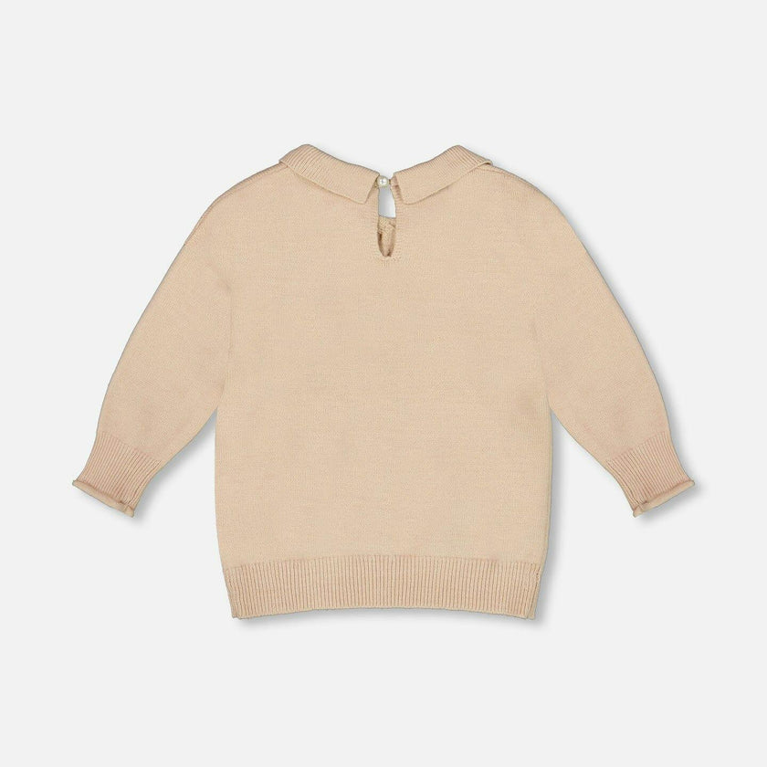 3/4 Sleeve Knitted Sweater