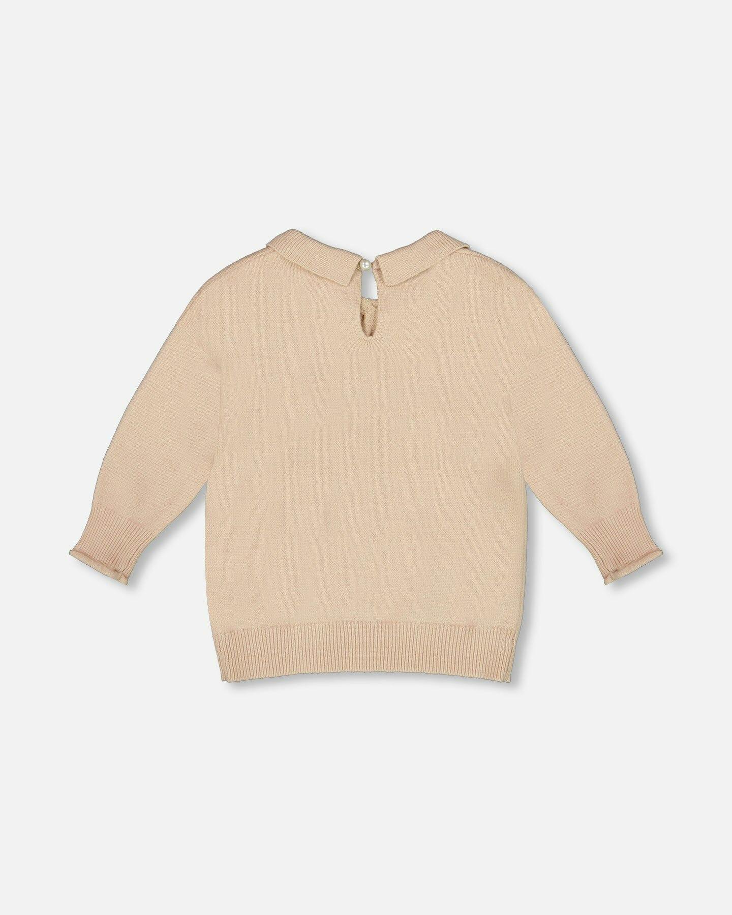 3/4 Sleeve Knitted Sweater