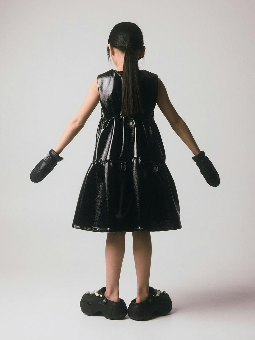 Electra Apron Dress Black