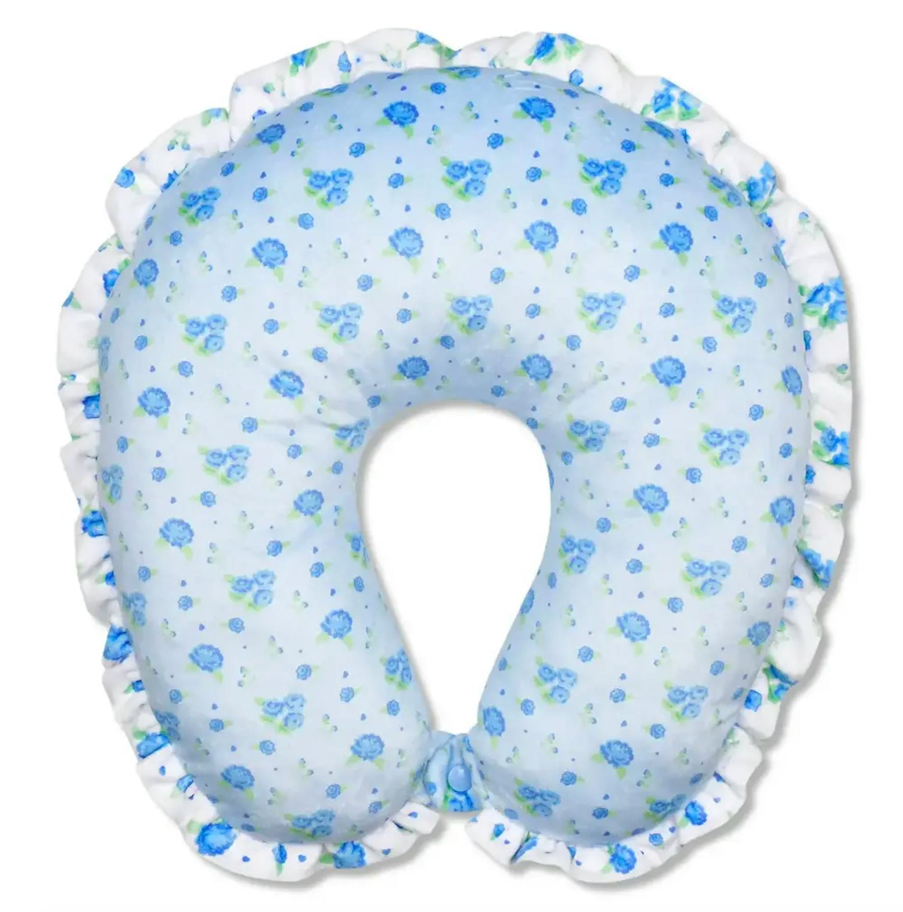 Blue Ditsy Neck Pillow