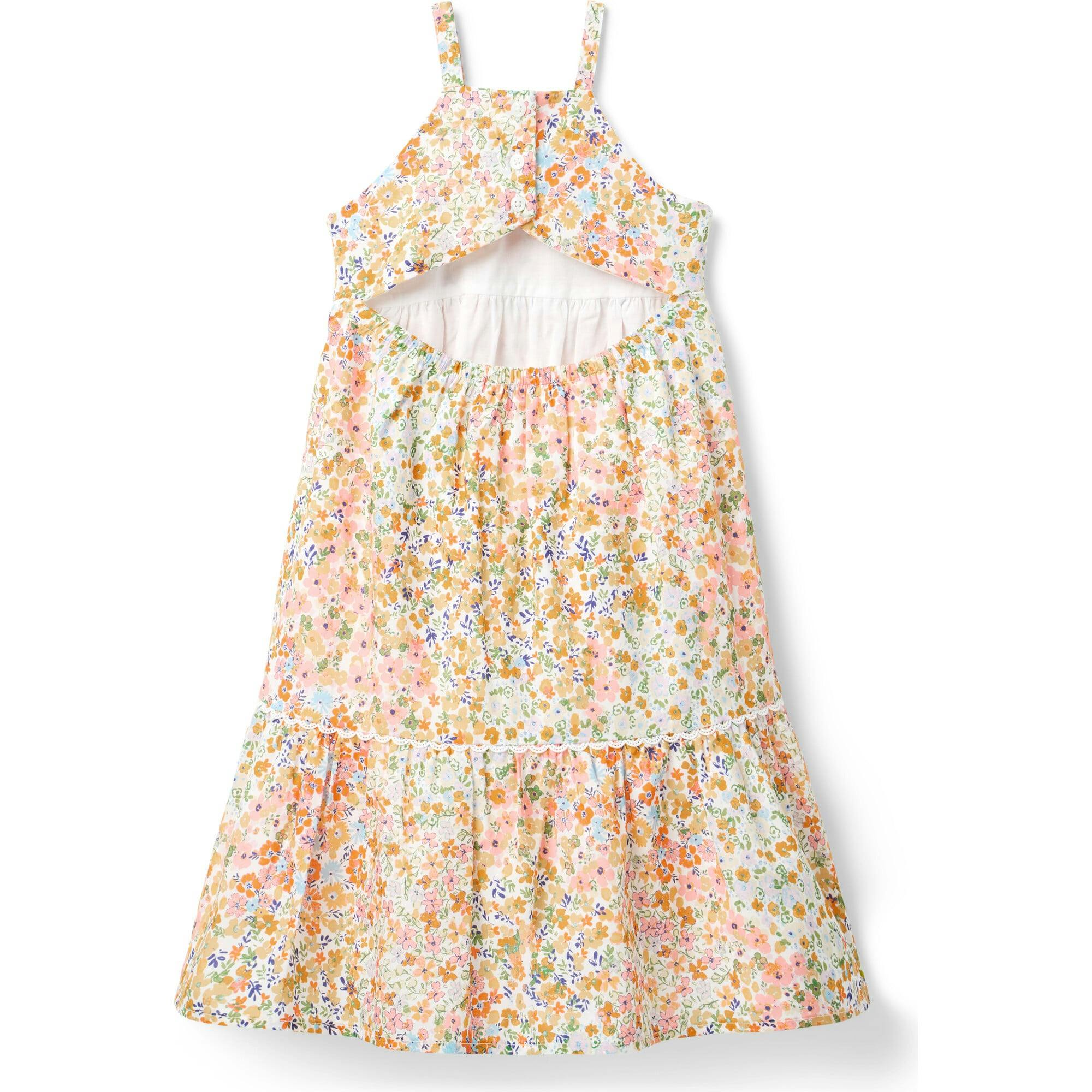 Floral Halter Midi Dress, Multi