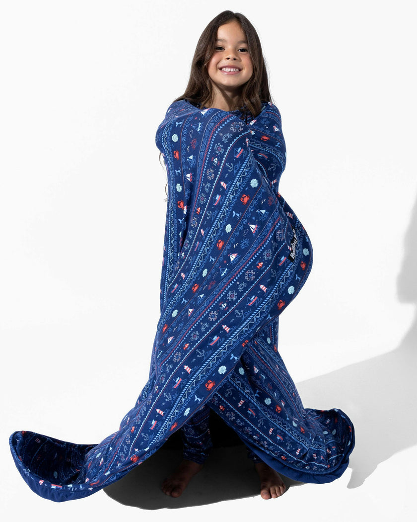 Sail Away Fair Isle Bamboo Blanket