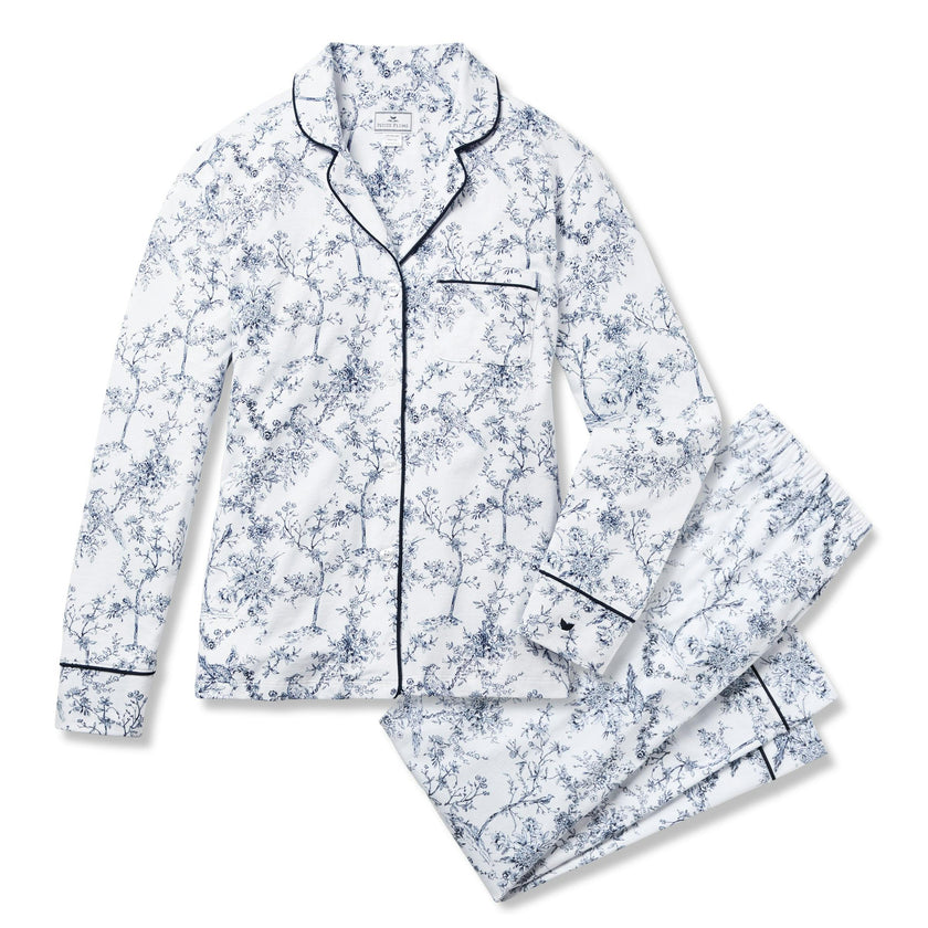 Women's Pima Pajama Set in Timeless Toile