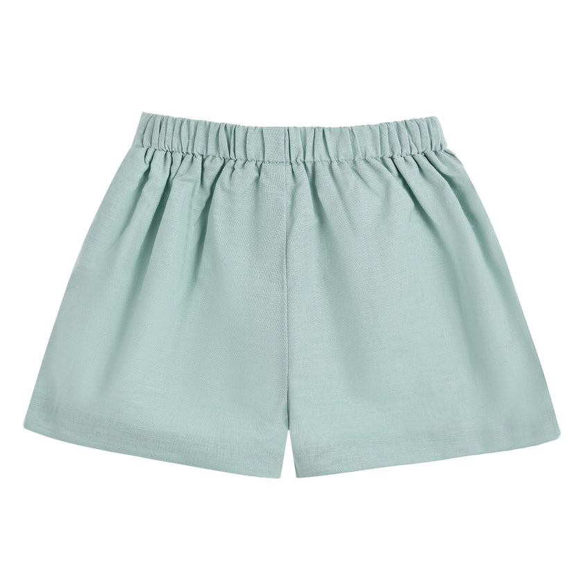 Light Green Shorts Set
