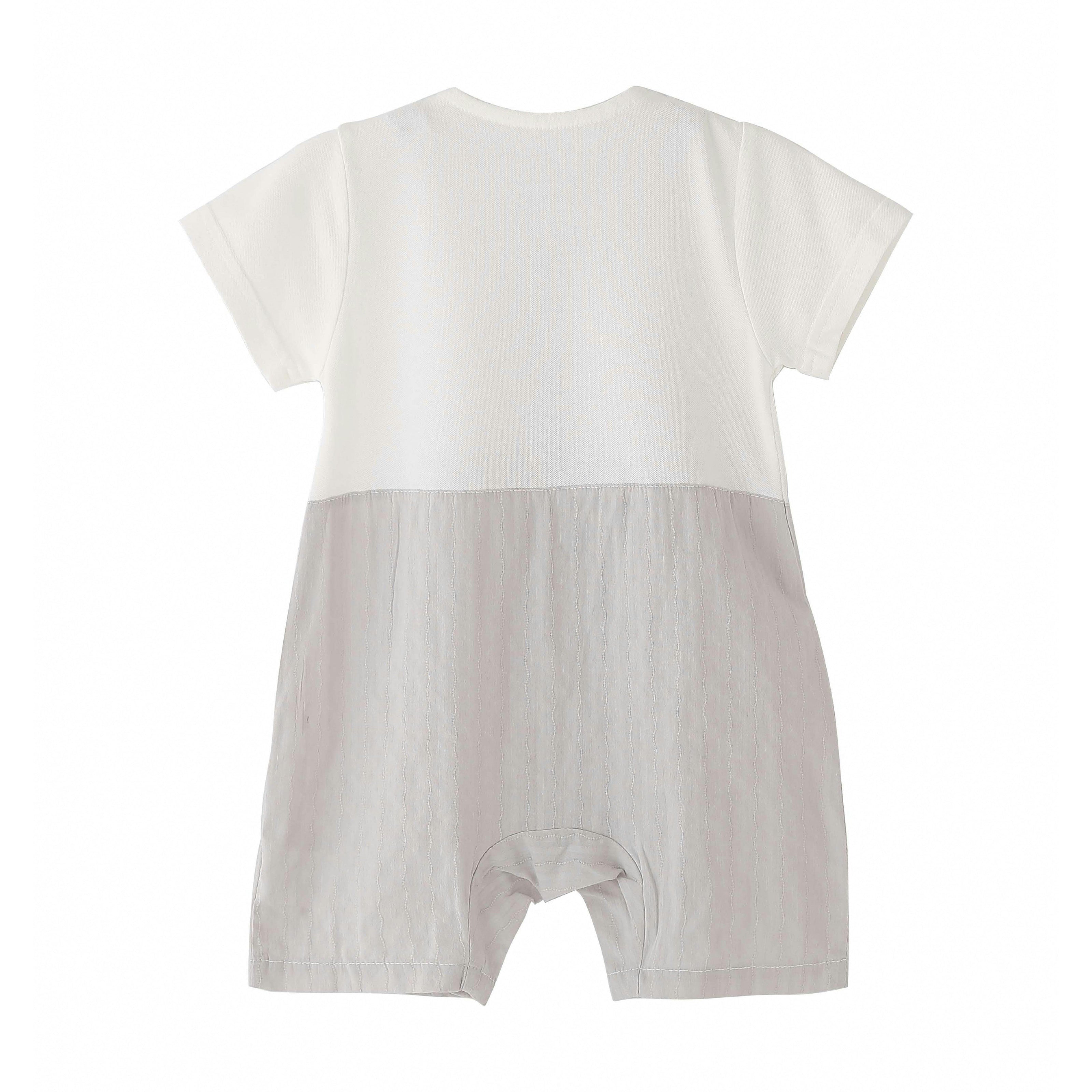 Gray Bear Romper