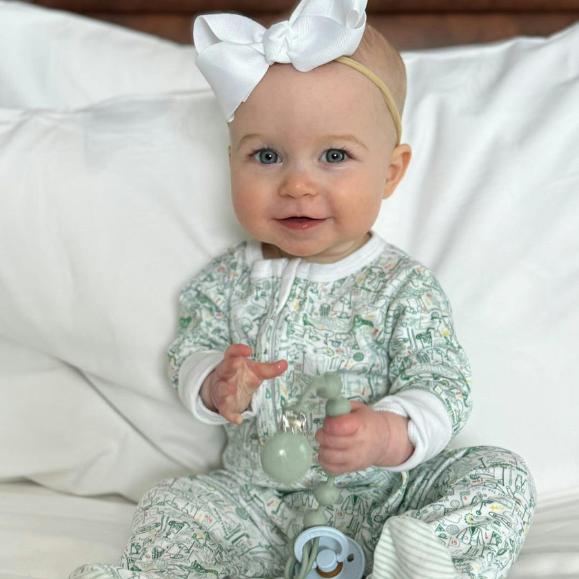 Golf Zip Baby Onesie