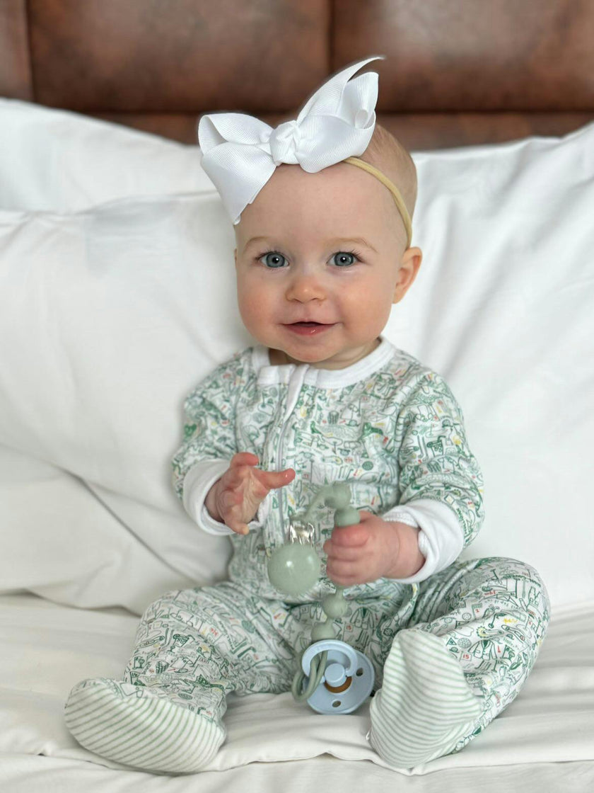 Golf Zip Baby Onesie