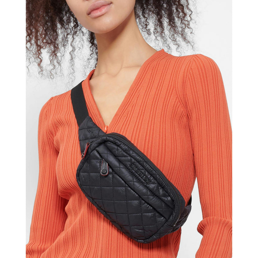 Black Metro Belt Bag