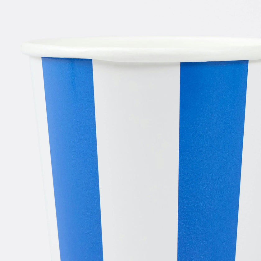 Beach Striped Cups