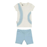 Arc Patch 2-Piece Top & Short Set