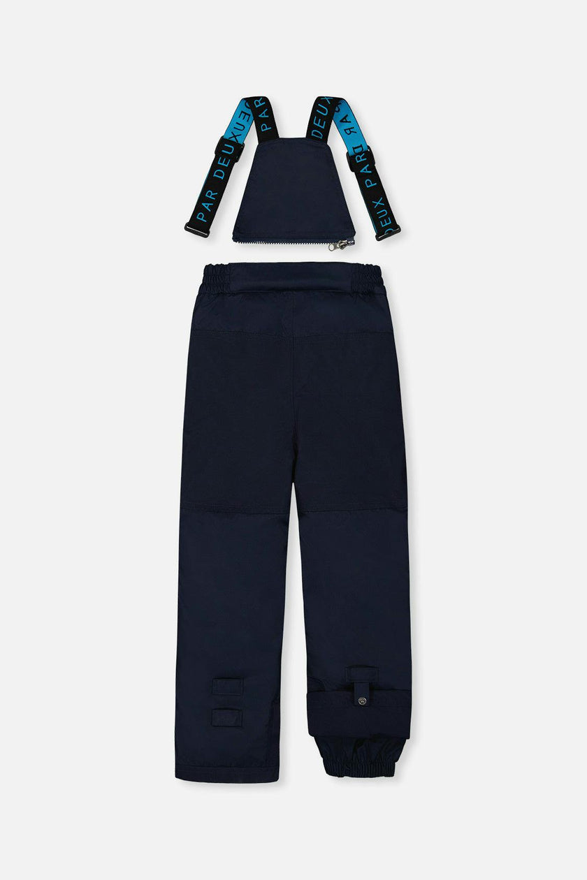 Two Piece Play Snowsuit Light And Dark Blue With Navy Pants