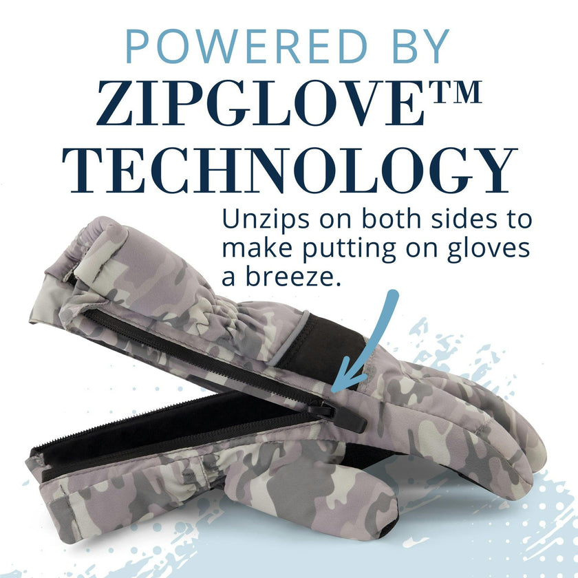 Winter & Ski Glove powered by ZIPGLOVE™ TECHNOLOGY