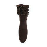 Ruffled Ribbon Long Socks