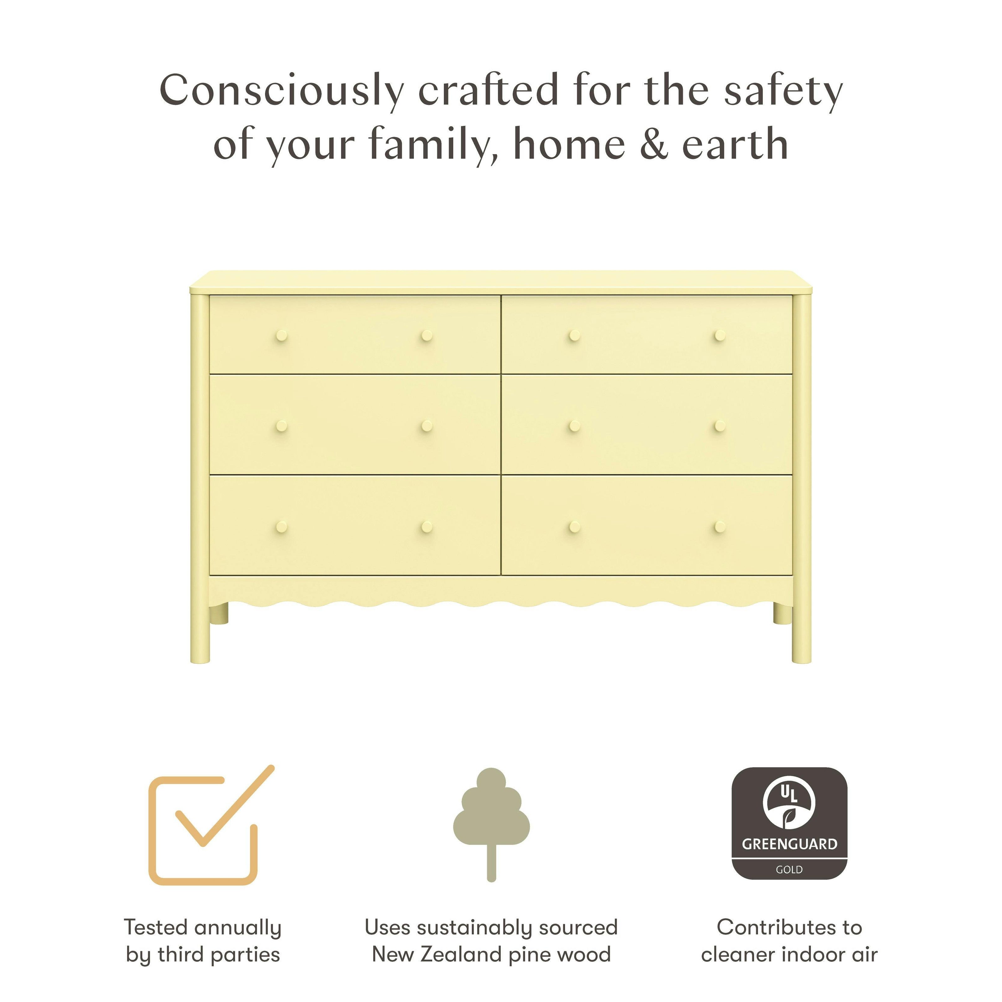 Babyletto Swell 6-Drawer Assembled Dresser