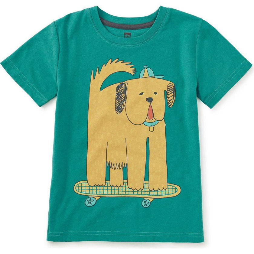 4 Paws 4 Wheels Graphic Tee, Green