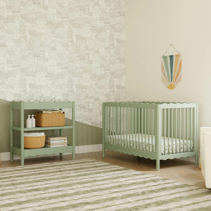 Swell Changing Table in Light Sage