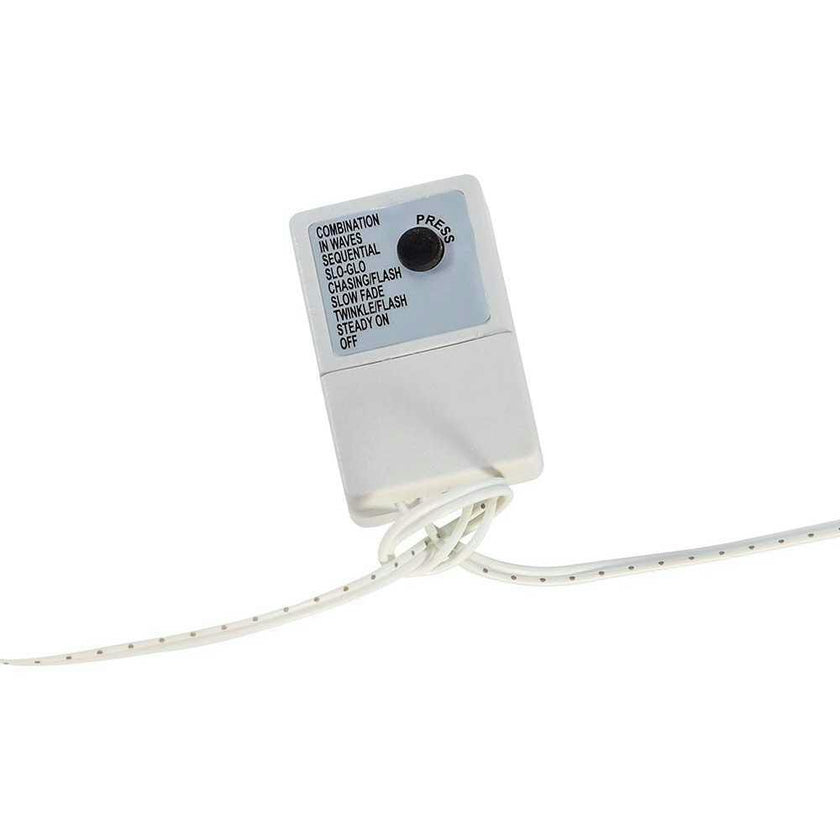98-Foot 3000-Light Cluster Garland with Warm White LED Lights