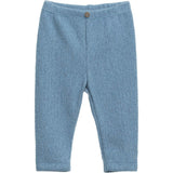 Plush Elastic Waistband Coconut Button Leggings