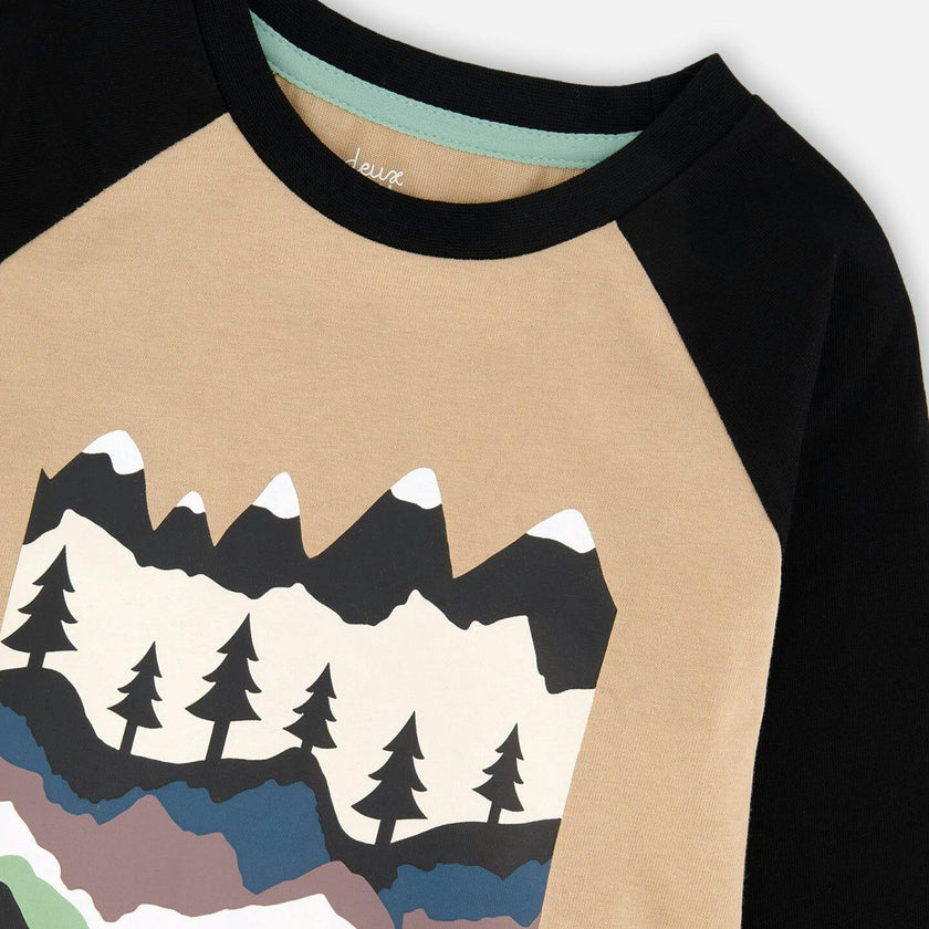 Long Raglan Sleeve Jersey Tee