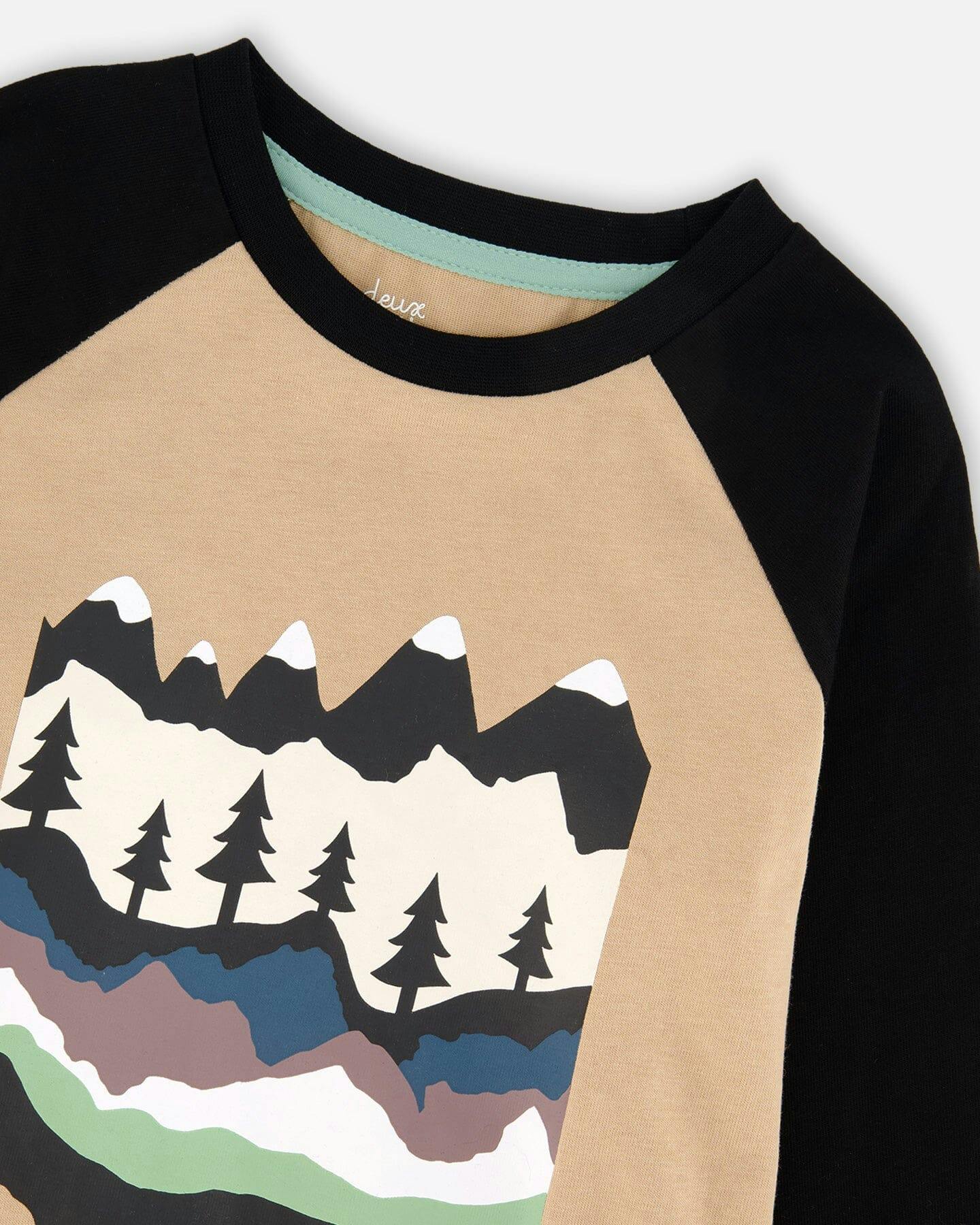 Long Raglan Sleeve Jersey Tee