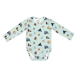 Baby Boy Long Sleeve Bodysuit in Camp Scout
