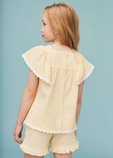 Seersucker Girl Frill Shorts