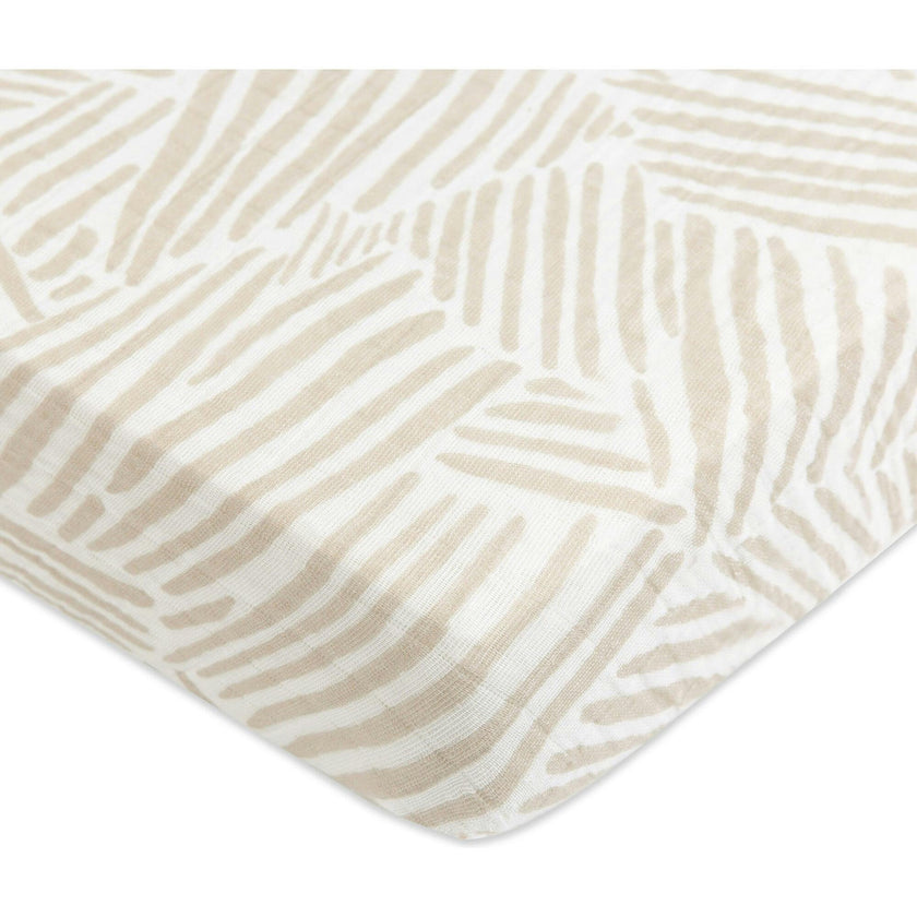 Organic Muslin Cotton Mini Crib Sheet