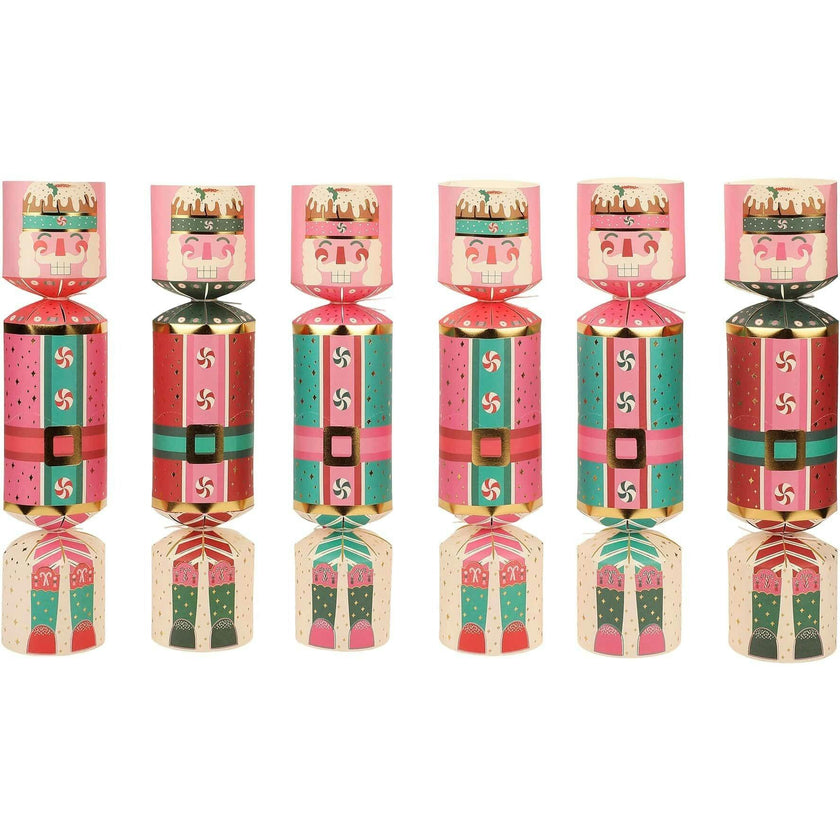 Christmas Nutcracker Holiday Crackers (Set of 6)