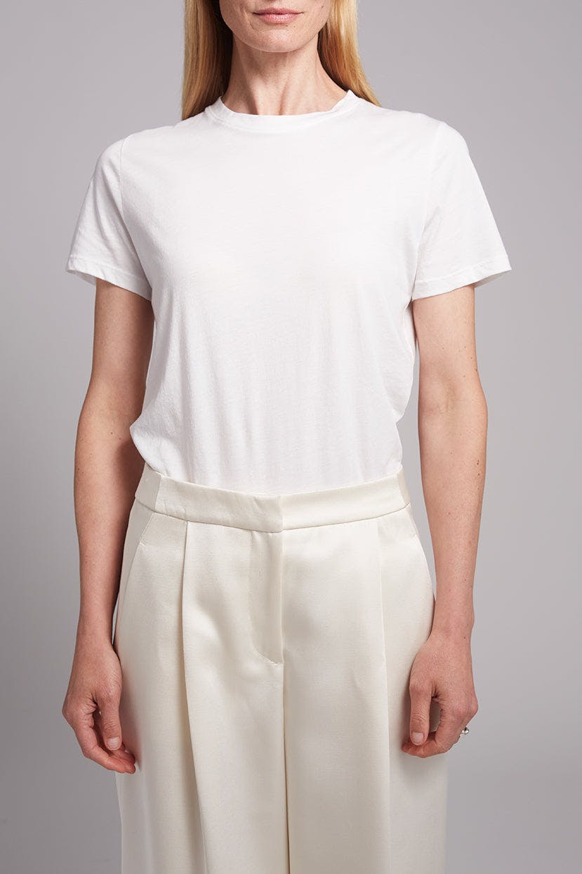 LARA CREW T-SHIRT | WHITE
