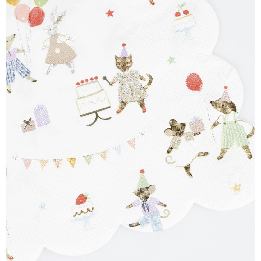 Animal Friends Large Napkins