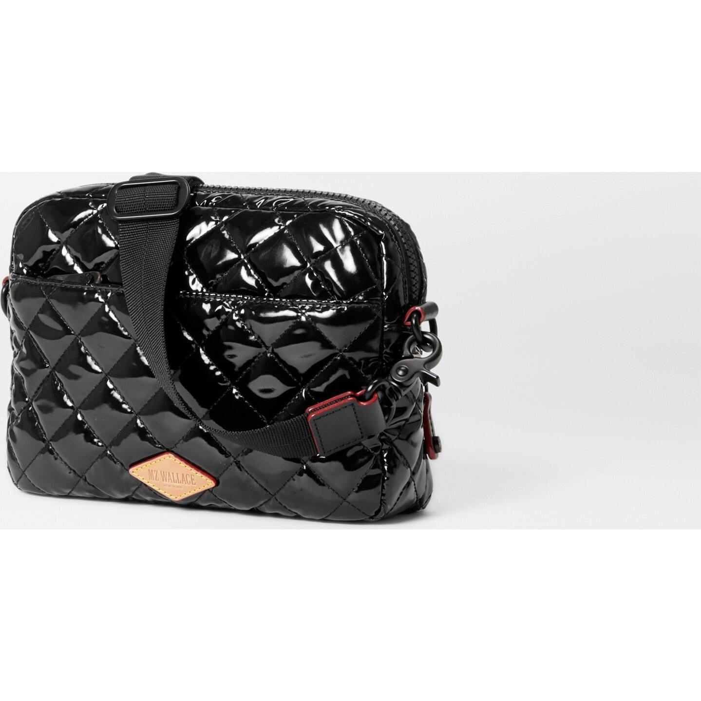 Black Lacquer Small Metro Camera Bag