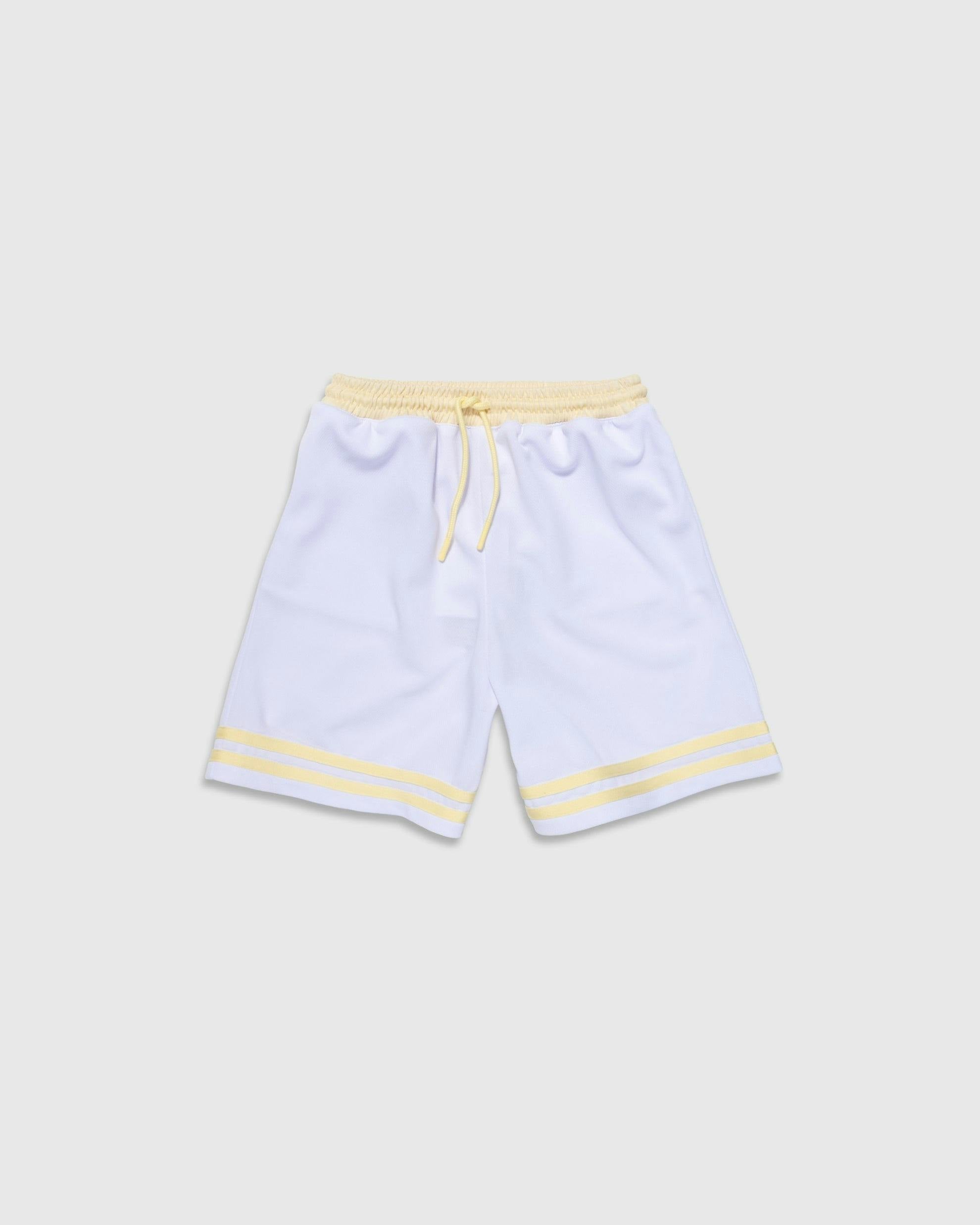 Basketball Shorts in Lemonade Trim