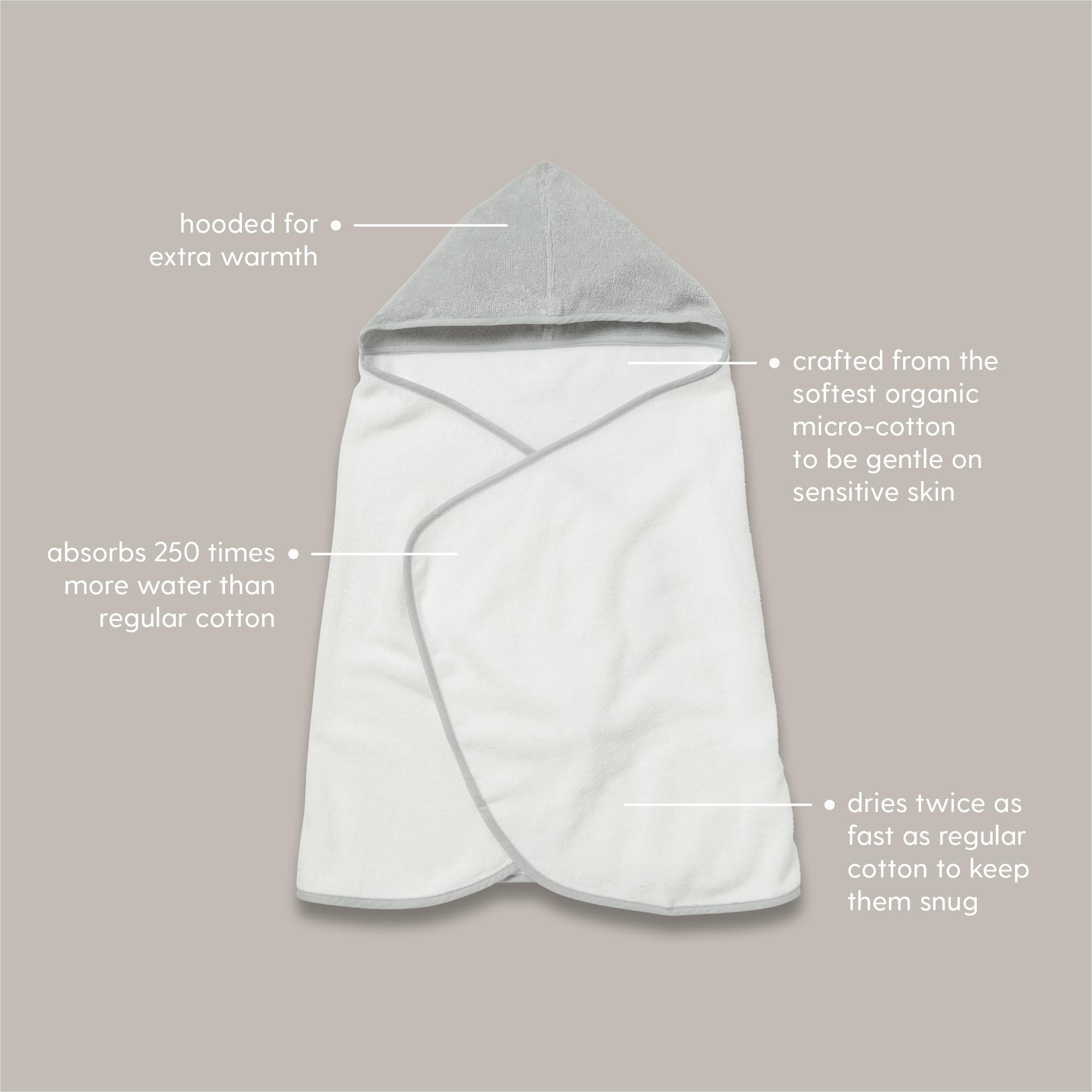 Bear Baby & Kids Hooded Bath Towel