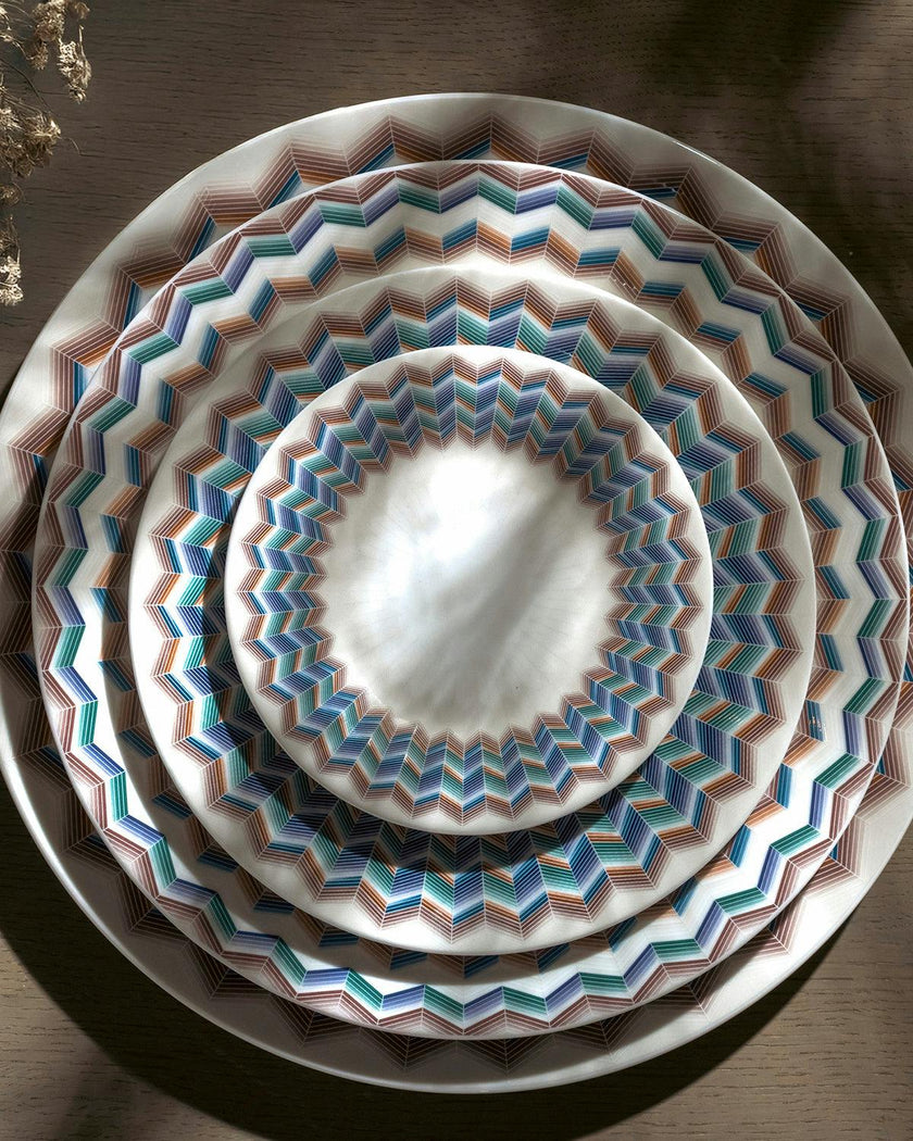 ZIG ZAG JARRIS 148 Set 2 Pcs. Bread Or Butter Plate - Ø 15,5 Cm