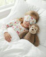 The Organic Long Sleeve Pajama Set [Monkeying Around Pink]