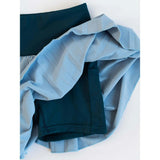 Pleated Court Skort, Blue