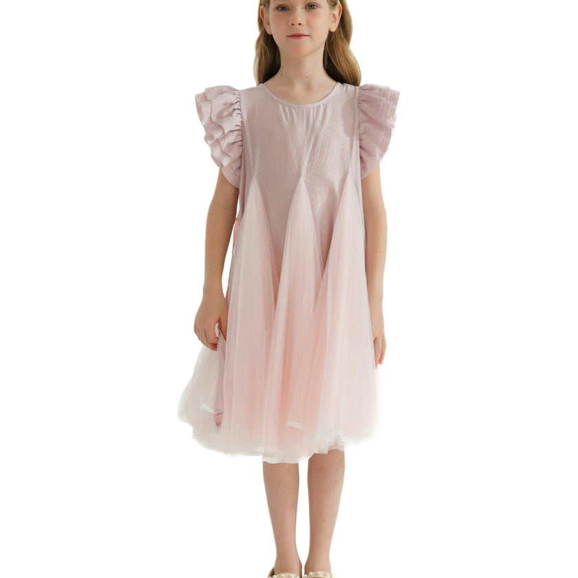Pink Frill Tulle Dress