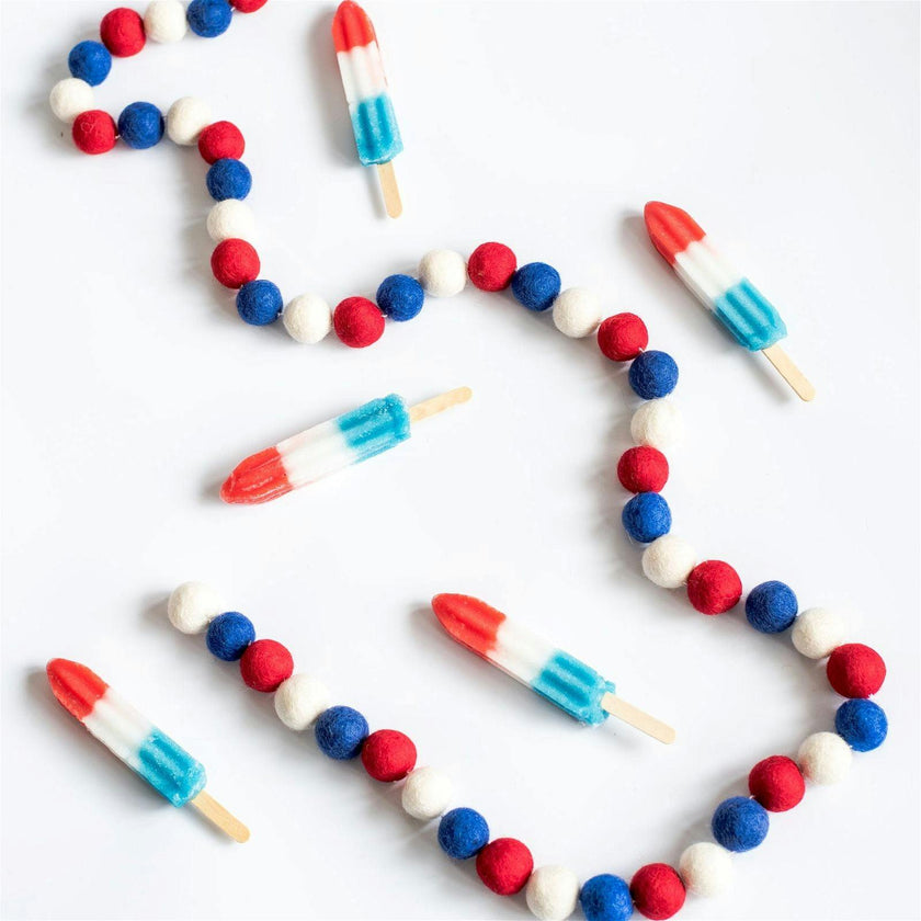 Patriotic Ball Garland
