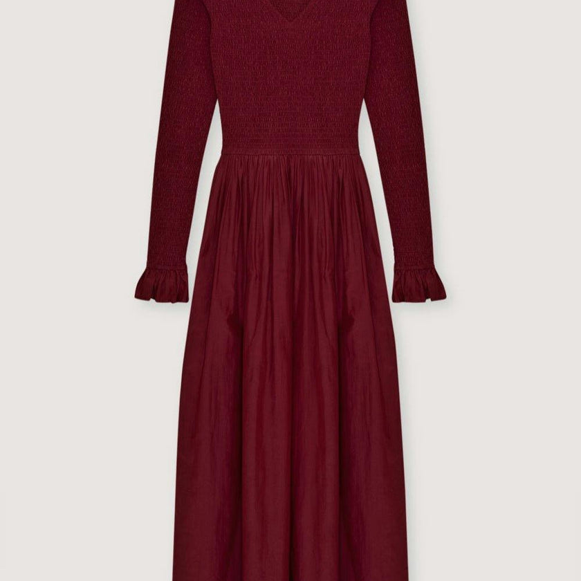 Luly Woman Dress Plum Fantasy_Sampling