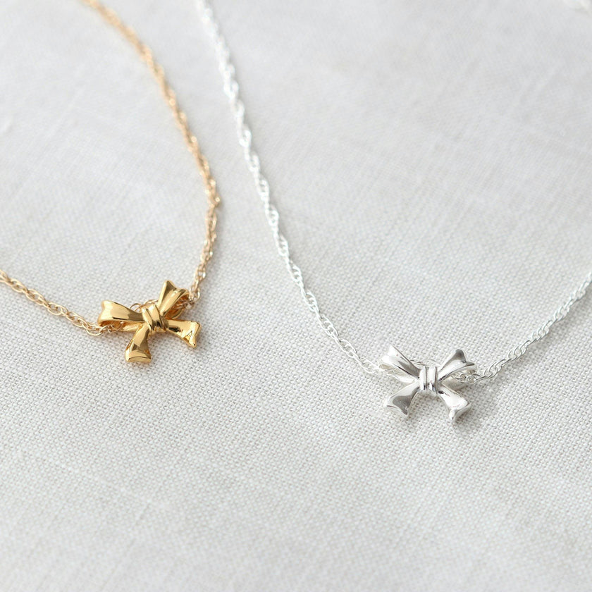 Bow Charm Necklace