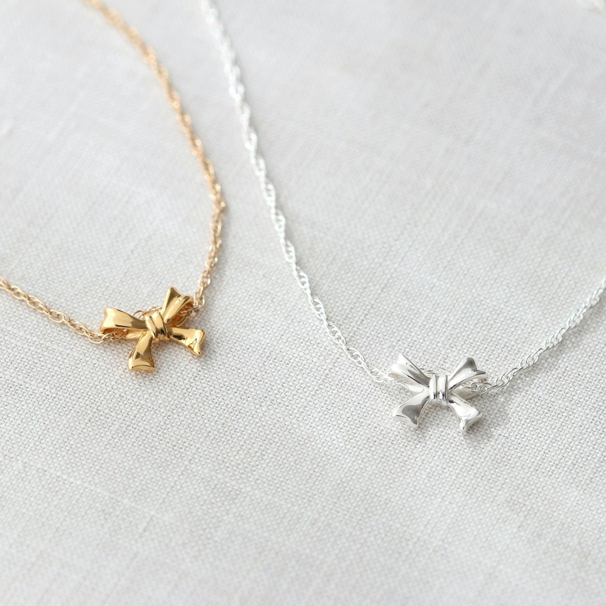 Bow Charm Necklace