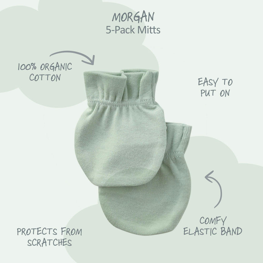 MORGAN 5-Pack Baby Mittens