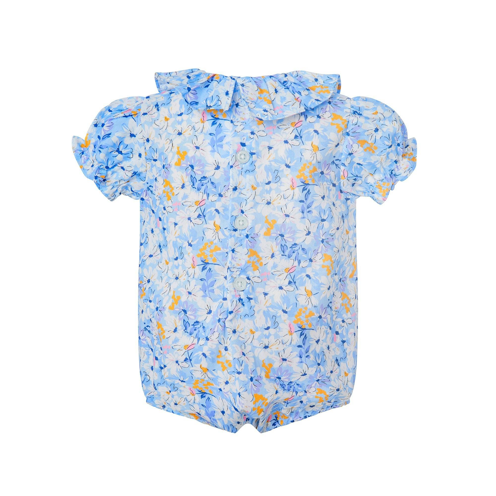Blue Daisy Frill Bubble