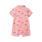 Infant Boys Polo Romper | Coral Cars