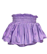 2-Tired Mini Metallic Skirt