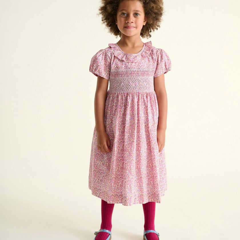 Smocked Girls Dress