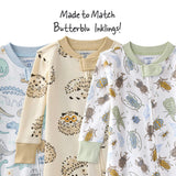 CRUZ Snug-fit Footed Baby Boys Pajamas