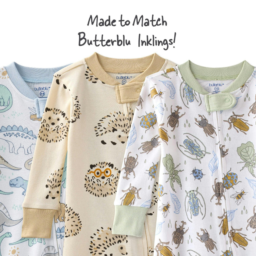 CRUZ Snug-fit Footed Baby Boys Pajamas