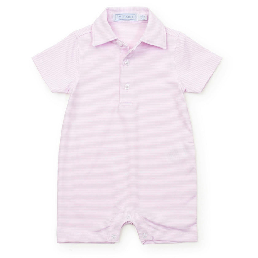Austin Boys' Performance Shortall by LH Sport - Pink Stripes