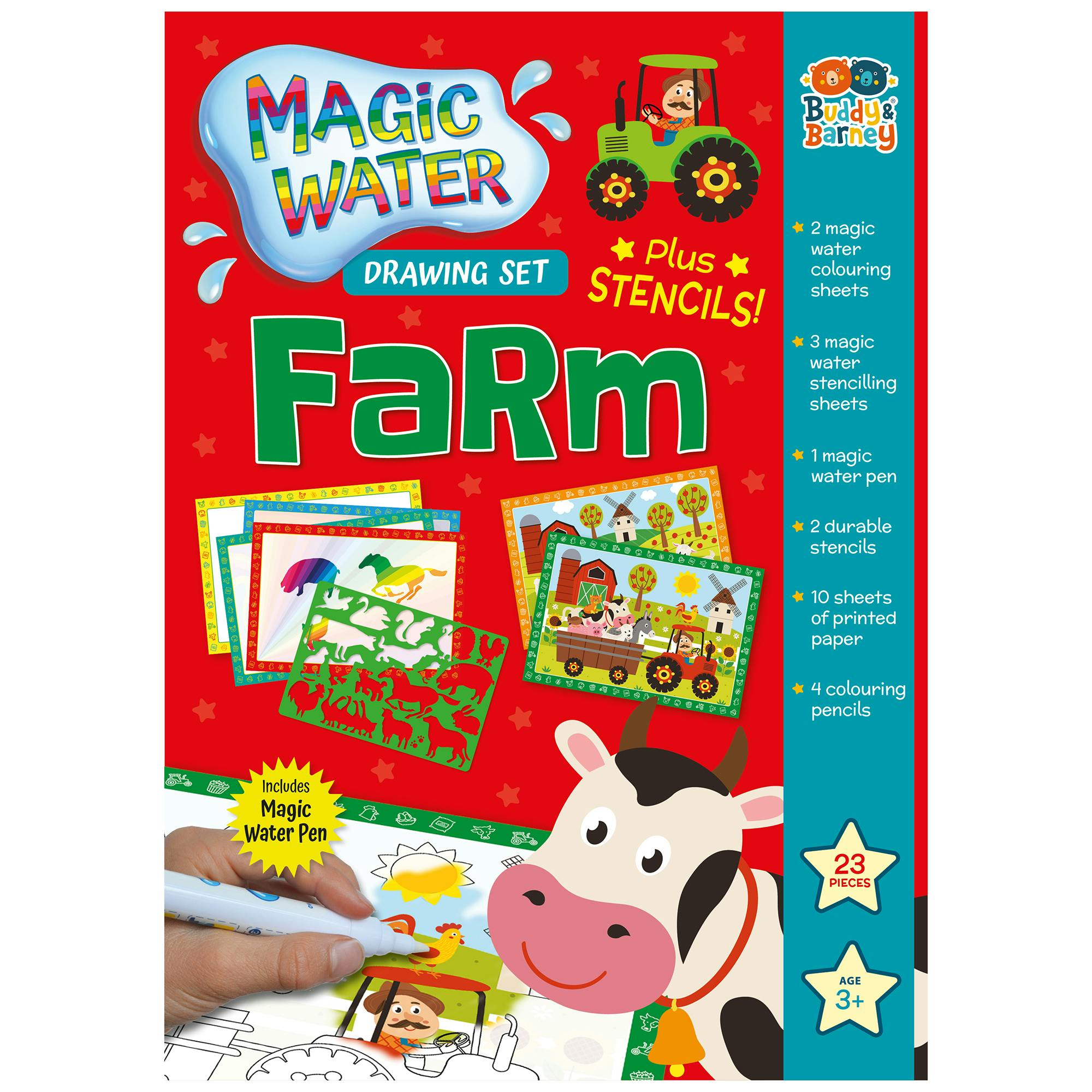 Magic Water Drawing Set: Farm